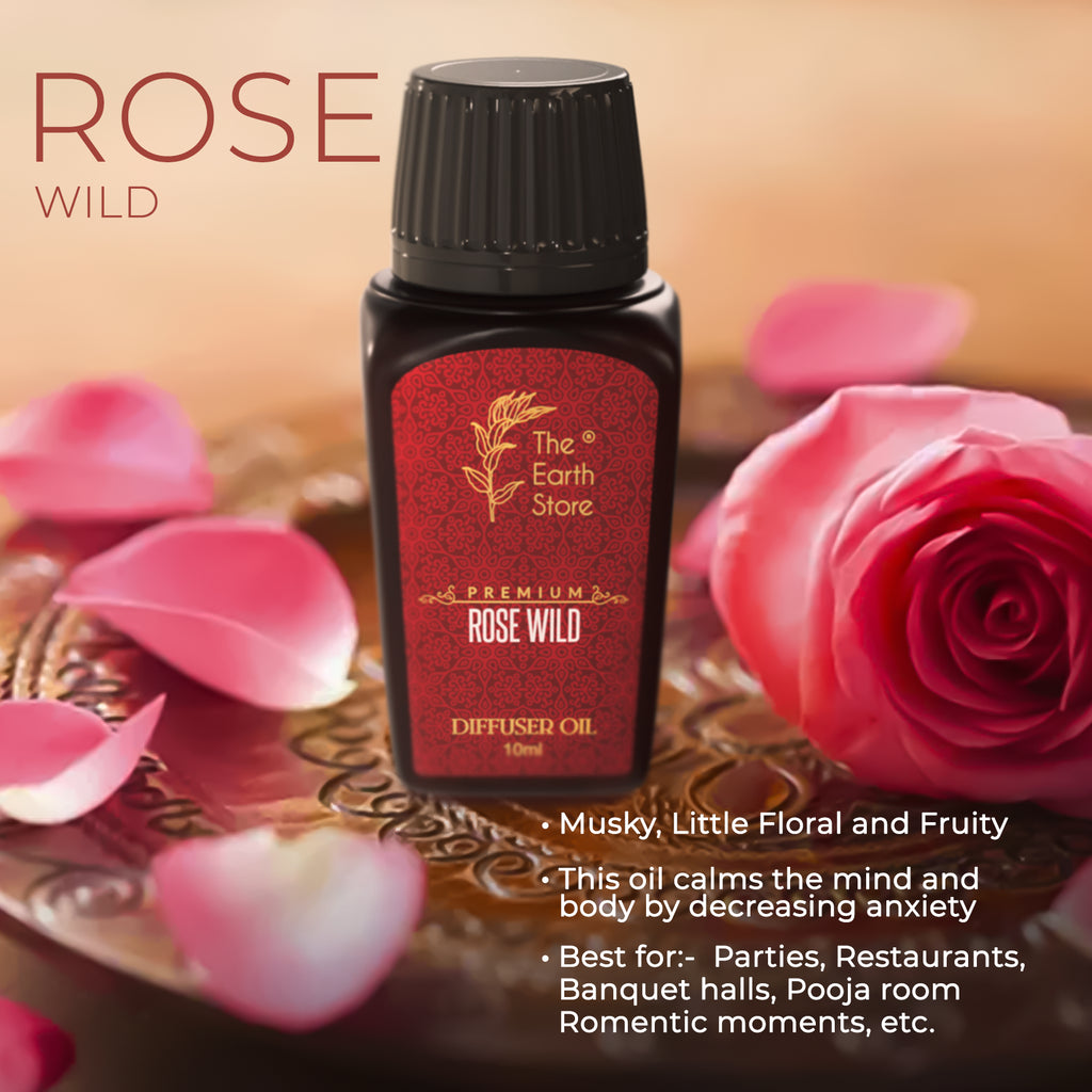 Unleashing the Aromatic Charm of Rose Wild Diffuser Oil - The Earth Store