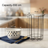 Ink Bliss Ceramic Stackable Bowl Set of 4 with Stand | Space Saver Bowl