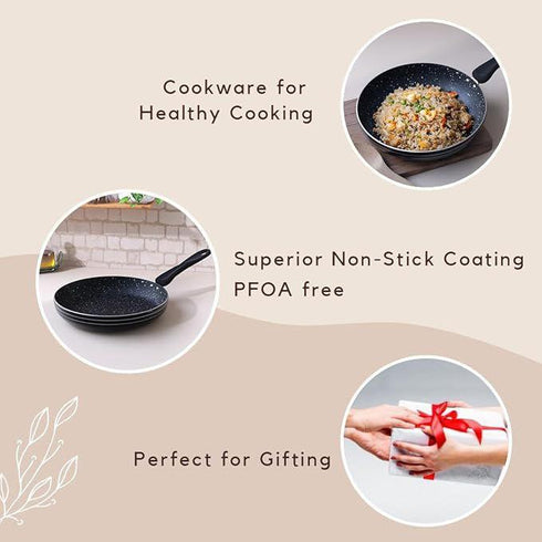 24CM Teflon Non-Stick Induction Fry Pan - The Earth Store - Cookware