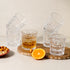Knitted Transparent Whisky Glass Set of 6, 270 ML