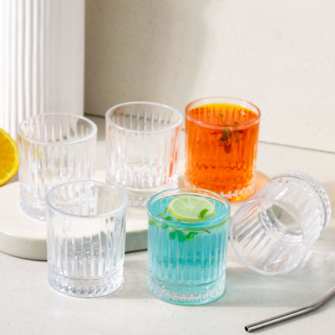 Lined Premium Whiskey Glass Set of 6