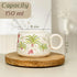 Tropical Morning Ceramic Tea Kettle Cup Set of 6