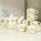 Tropical Morning Ceramic Tea Kettle Cup Set of 6