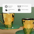 Golden Diamond Coffee Mugs (Set of 2) - The Earth Store - Mug Set