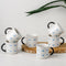 Blue Fish Ceramic Tea Cup Set of 6, 150 ML
