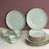 Mint Marble 18-Piece Ceramic Dinner Set For 6