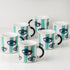 Evil Eye Tea Cup Set of 6, 150 ML - The Earth Store - Tea Cups