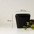 Black Square Ceramic Planter - The Earth Store - Planter