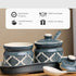 Grey Moroccan Ceramic Pickle Jar with Tray and Spoon - The Earth Store - Multipurpose Jars