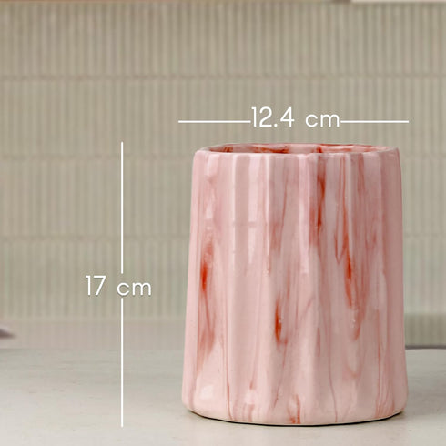 Pink Frontier Ceramic Planter - The Earth Store - Planter