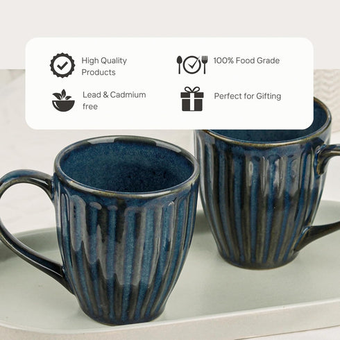 Glam Blue Studio Coffee Mug - The Earth Store - Mug Set