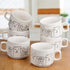 White Pawfect Ceramic Tea Cup Set of 6 (200 ML) - The Earth Store - Tea Sets