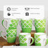Green Moroccan Set of 6, 250ML