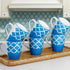 Blue Moroccan Set of 6, 250ML