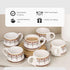 Turkish Ceramic Tea Cup Set of 6, 150 ML - The Earth Store - Tea Cups