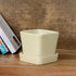 Cream Square Ceramic Planter - The Earth Store - Vase