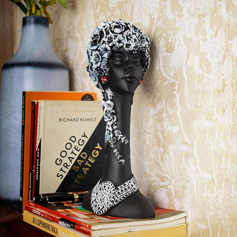 African Lady Head Sculpture - The Earth Store - home decor