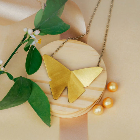 Angular Wing Necklace - The Earth Store - Fashion Accessories