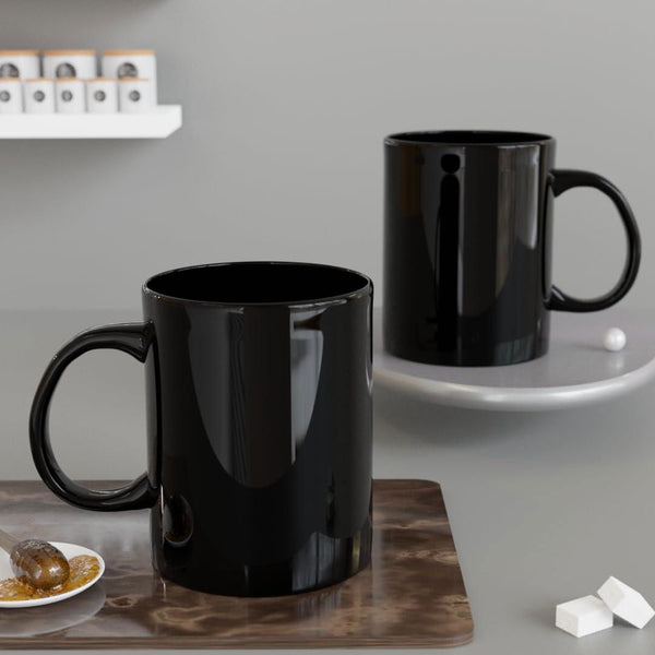 Black Pipe Ceramic Mug Set of 2 - The Earth Store - Mugs