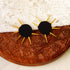 Black Sun Earrings - The Earth Store - Fashion Accessories