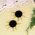 Black Sun Earrings - The Earth Store - Fashion Accessories
