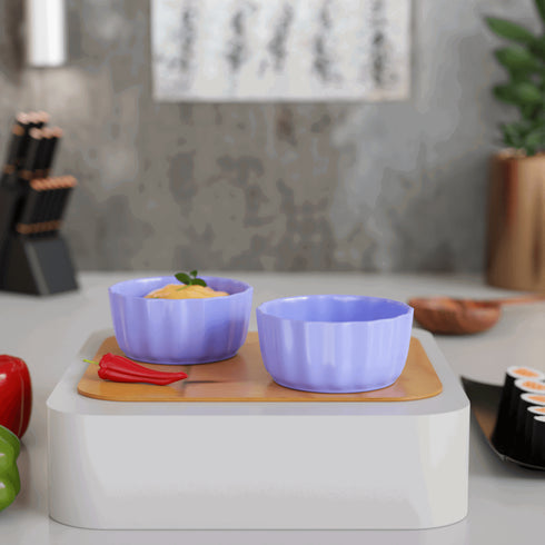 Blue Frontier Dip Bowls (Set of 2) - The Earth Store - platter & dip