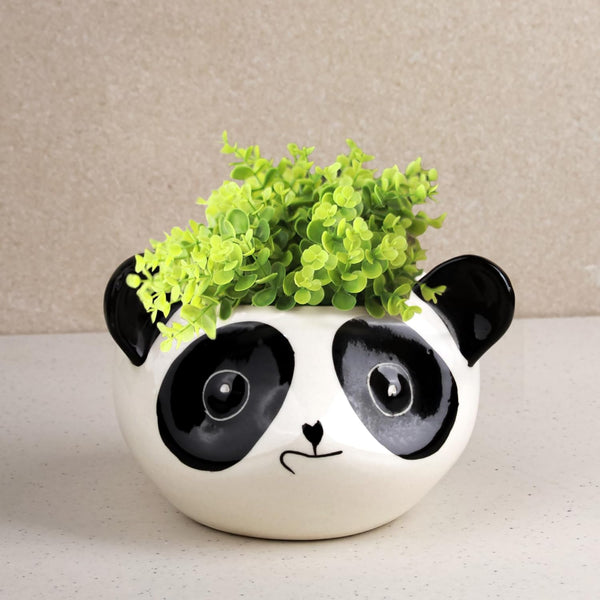 Panda Ceramic Clay Pots - The Earth Store - Planter