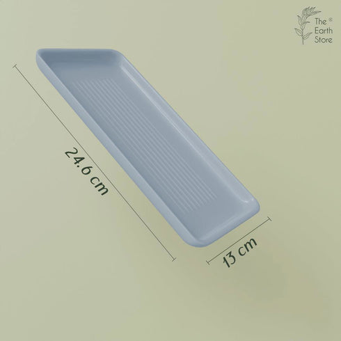 Double Blue Fringe: Mugs and Tray Combo - The Earth Store - Combo