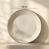 Spiral White Ceramic Dinner Set 12 Piece for Family of 4