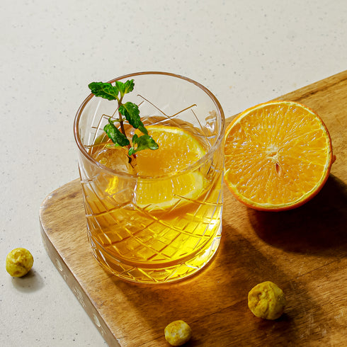 Starburst Whiskey Rocks Glass Set of 6 220ML