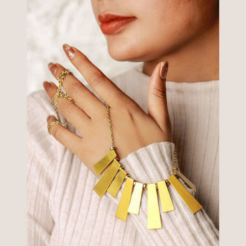 Gold Boho Necklace - The Earth Store - Fashion Accessories