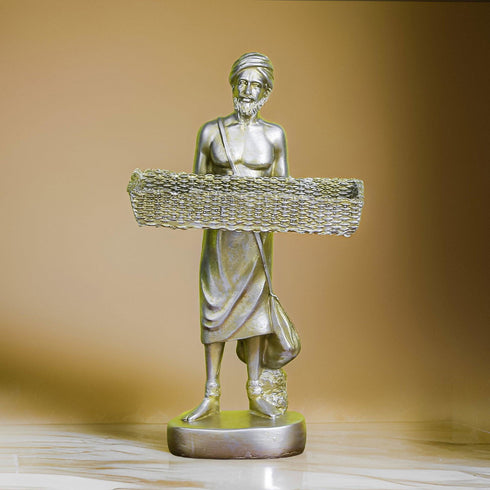 Gold Harvester Farmer Statue 3 - The Earth Store - home decor