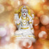 Gold White Shiva - The Earth Store - God Statue