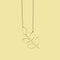 Gold leafage Pendent - The Earth Store - Fashion Accessories
