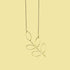 Gold leafage Pendent - The Earth Store - Fashion Accessories