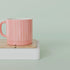 Handcrafted Pink Ceramic Fringe Cups Set (Set of 6) - The Earth Store - Cup Sets