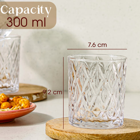 Crostitch Premium Whiskey Glass Set of 6