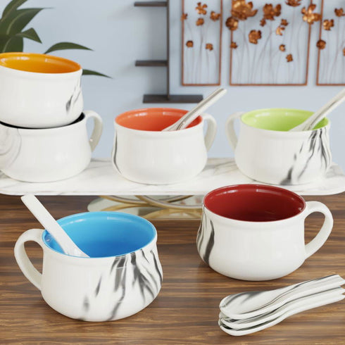 Italian Soup Bowls (Set of 6) - The Earth Store - Bowl