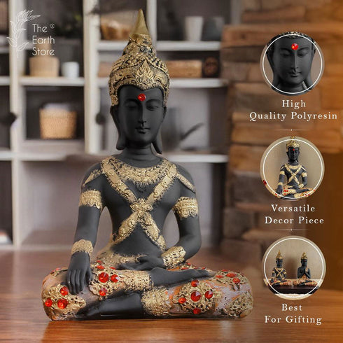 Kings of Serenity - Set of 2 Buddhists Kings - The Earth Store - home decor