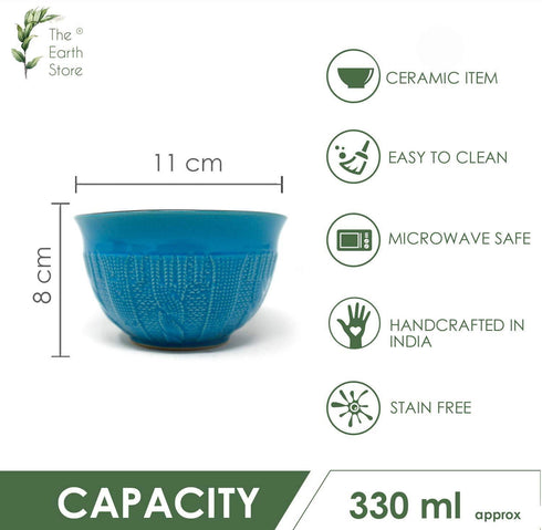 Knitted Soup Bowls With Spoon(Set of 6) - The Earth Store - Bowl