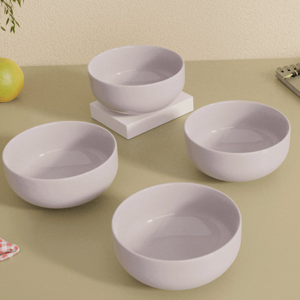 Lavender Ceramic Bowl Dishwasher Set Of 4 - The Earth Store - Bowl