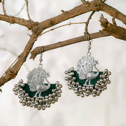 Morni Ghungroo Studs by The Earth Store – Traditional Bell Design with Cultural Elegance - The Earth Store - Fashion Accessories