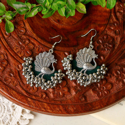 Morni Ghungroo Studs by The Earth Store – Traditional Bell Design with Cultural Elegance - The Earth Store - Fashion Accessories