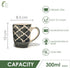 Moroccan Grey Carpet Mug - The Earth Store - Mugs