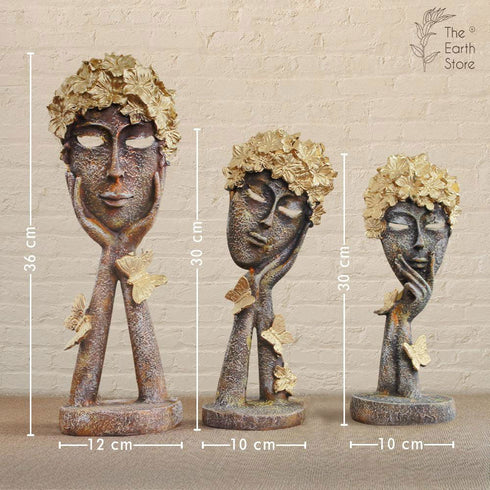 Muse Thinkers Statues in Varying Sizes - The Earth Store - home decor