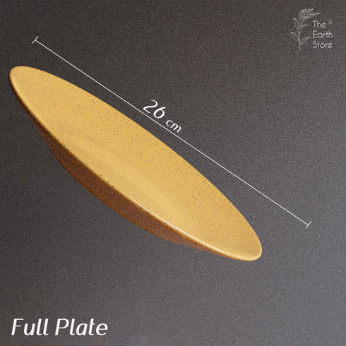 Mustard Marble Ceramic Dinner Set - 12 Pieces - The Earth Store - Dinnerware