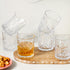 Palm Crystal Whisky Glass Set of 6, 300 ML
