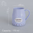 Pastel Flask Tea Cups (Set of 6) - The Earth Store - Cup Sets