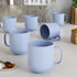 Pastel Fringe Blue Ceramic (Set of 6) - The Earth Store - Mug Set