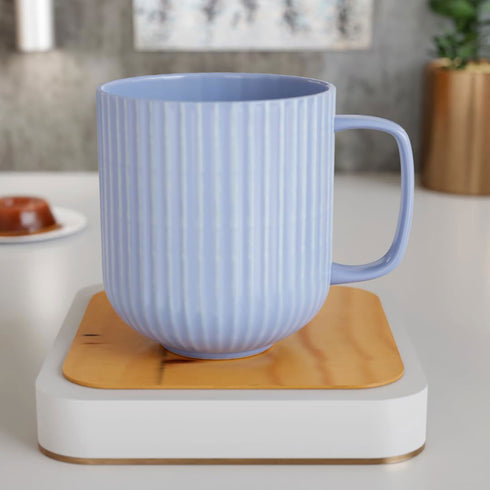 Pastel Fringe Blue Ceramic (Set of 6) - The Earth Store - Mug Set